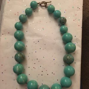Turquoise statement necklace